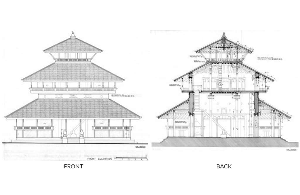 معماری معبد کاستامانداپ 